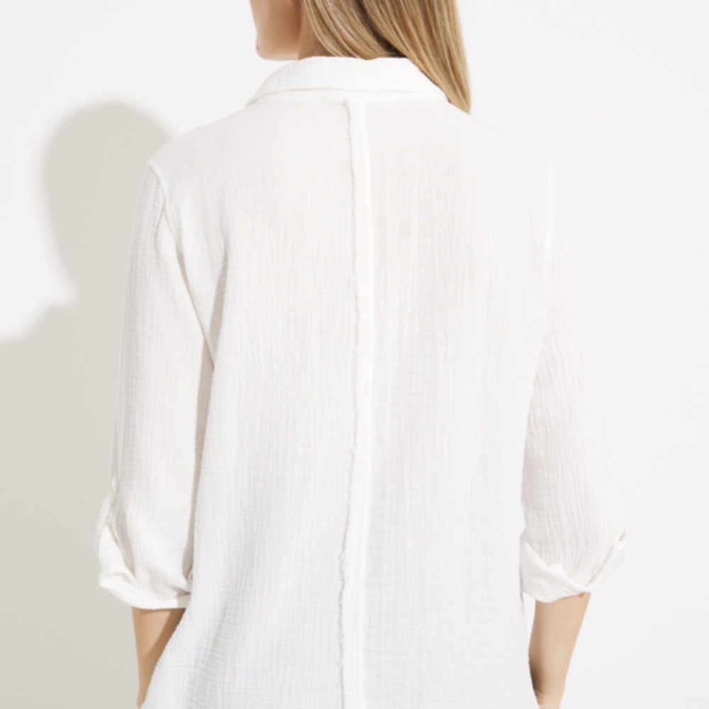 MELISSA‎ NEPTON Butonned Down White  Shirt - Size S. - Picture 15 of 16